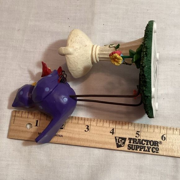 Russ Berrie Tweet Along with Me “Refreshing Moments” Bird Figurine #13061 - Picture 13 of 16